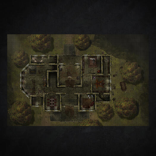 Abandoned Manor | Maphammer | D&amp;D