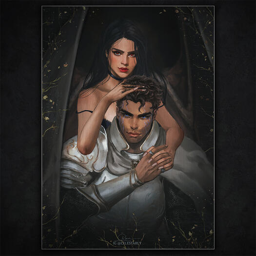 Dianna and Samkiel | The Book Of Azrael | by Amber V Nicole | Commissioned by @amber.v.nicole | 2024