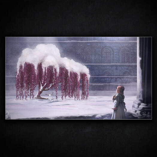 Mr. Snowman fallen | D&amp;D | Original | 2021