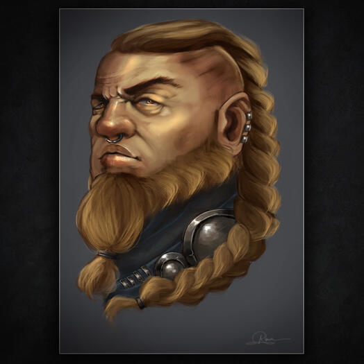 Dwarf | D&amp;D | Commissioned by Level 2 Gamers | 2019